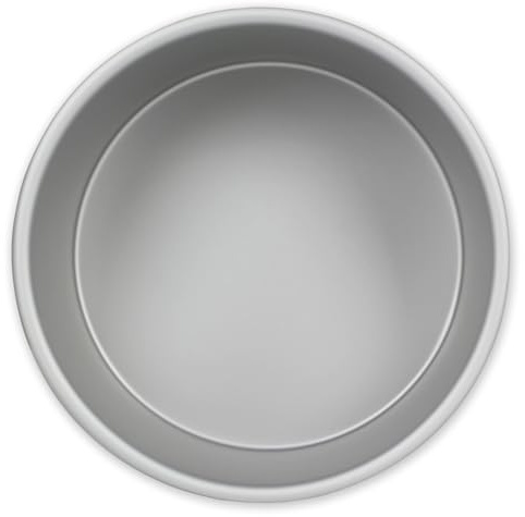 PME - Moule à Gâteau Rond en Aluminium Anodisé, Argent, 40 x 40 x 7,5 cm