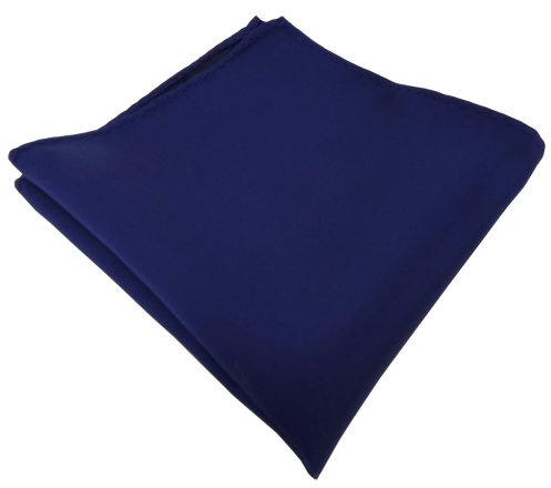 TigerTie Einstecktuch in Satin Uni einfarbig