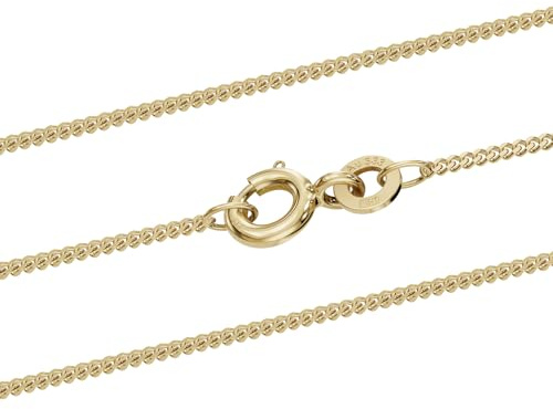 hoplo holzenplotz Goldkette Panzerkette Halskette Breite 1,1 mm - 333-8 Karat Gold