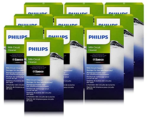 Saeco CA6705/60 Milchkreislauf Reiniger für Kaffeevollautomaten 12g (10er Pack)