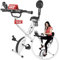 Fitdesk Vélo d'appartement de bureau 3.0 – Blanc, Taille M