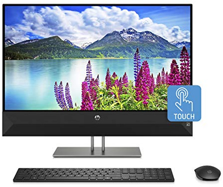 HP Pavilion 24 All-in-One PC 23.8 Touchscreen, Intel Core i5-8400T, Intel UHD Graphics 630, 1TB HDD + 16GB Optane memory, 4GB SDRAM, Wireless Mouse and Keyboard, FHD Privacy Webcam, 24-xa0053w
