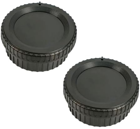 Front Body Cap and Rear Lens Cap for Nikon AF Camera-2Sets | Lens Cap for Nikon D850 D7500 D3500 D5600, AF AF-S AF-P Mount, BF-1B, D7000, D90, Body Cap