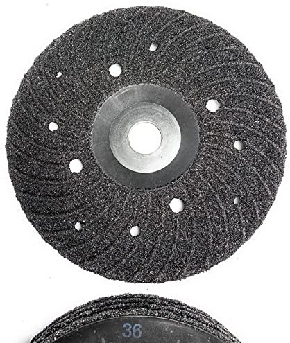 SIGNI 5 Pack SiC Plastic Back Grinding Wheel for Granite/Marble/Concrete and Glasses (7 INCH, 36 GRIT)