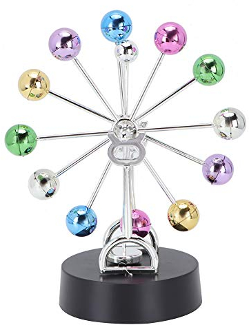 Balancier Balle Physique Science Mouvement Perpétuel Simulation Machine à Mouvement Perpétuel Grande Roue Bureau Divertissement Décoration Physique Pendule Balle Colorée Jouet Décoration