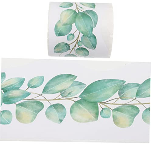 Ciieeo 1rolle Eukalyptus Bordüre Selbstklebend Für Pinnwände Einzigartige Raumdekoration Für Klassenzimmer Büros Und Mehr Kreative Aufkleber Für Frische Und Natürliche Akzente