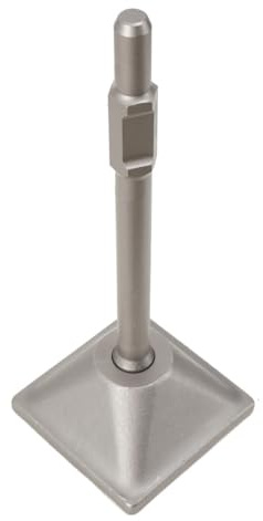 Cozyel Jack Hammer Compactor Anti Shock Hex Spline Rammer Tamping Shaft Plate Tamper Packer Concrete Landscaper Builder Groundwork Tools for 1-1/8 Shank Demolition Concrete Breaker Jack Hammer
