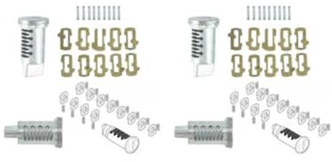 Viviance Kofferraum Top Sattelkasten Schlüsselzylinder Kernstecker Schließzylinder kompatibel mit BMW R1250GS R1200GS - 2 STK.