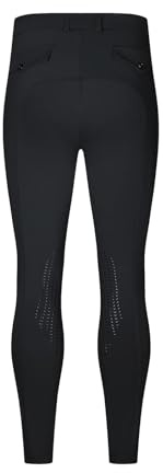 USOHJZ Calzones de Media Silicona for Hombres; Pantalones ecuestres for Alta Elasticidad, Slim-fit, Secado rápido para Montar(XXL)