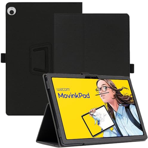 AKNICI Custodia Cover per Wacom MovinkPad 11 Tavoletta Grafica 11 Pollici, Pelle PU Cover Custodia Protettiva con Cinghia di Sicurezza e Magnete e Funzione di Supporto