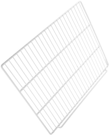 HONMEET Estante Metálico Ajustable Divisor Organizador de Acero Blanco para Congelador y Refrigerador para Botellas y Latas en Cocinas del Hogar