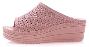 Pantofole Femminile Pantofole Scarpe a Cuneo a Cuneo Flip Casual Infradito da Donna Slittamento Alto sul Tallone su Scarpe Sandalo Pantofole