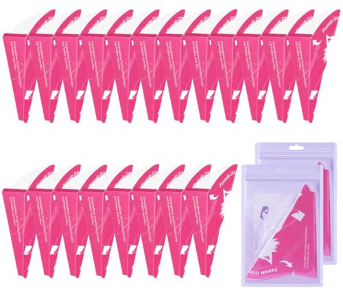 FCPEAG 20 Pcs Caja Roja Urinario Femenino,Urinario Portatil Mujer,Orinal Mujer Embudo Orinal Femenino para,Papel Impermeable