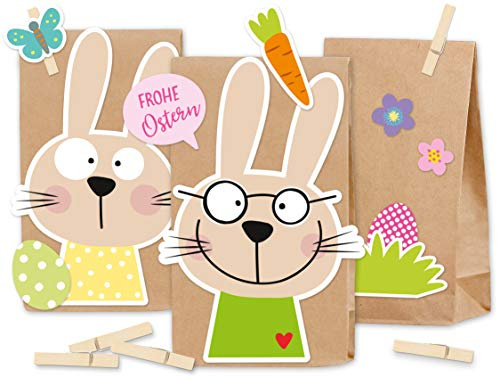 KuschelICH DIY Ostertüten - Osterhasen & Küken - Geschenktüten zum selber Basteln und Befüllen