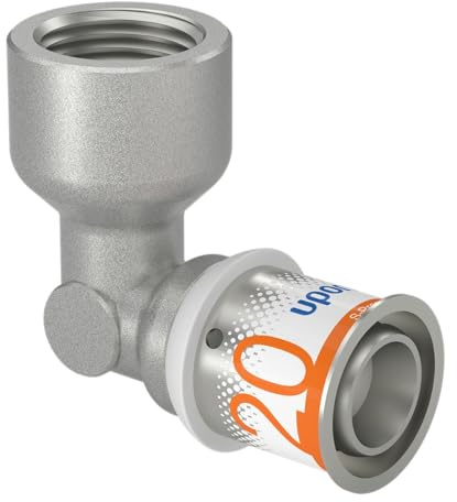 Uponor S-Press PLUS MLC - Manguito angular (20 x 1/2 IG 90 grados)