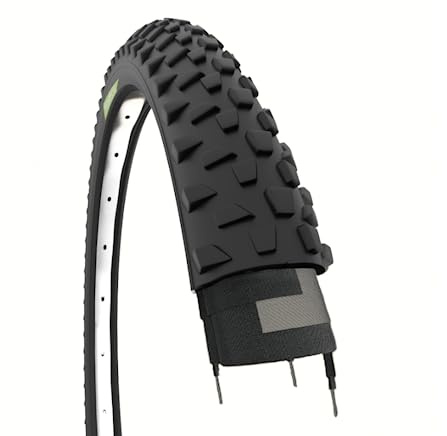 Neumático MTB 26 x 2,10 (54-559) Antipinchazos Ruedas Bicicleta Negro de Goma para Mountain Bike Adulto MTB de 26 Tacos