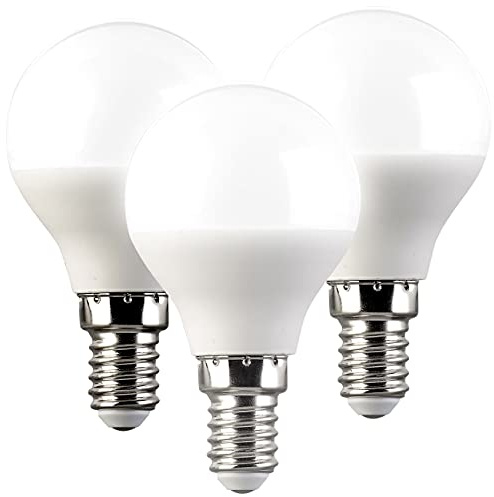 Luminea LED Leuchtmittel E14: 3er-Set LED-Tropfen-Lampe E14, 4,9W (ersetzt 40W) 470lm tageslichtweiß (LED-Lampe Tropfenform, Tageslichtweiße LED-Birnen, Beleuchtung)