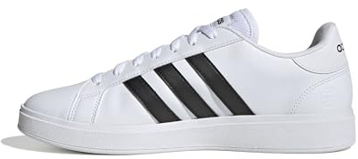 adidas Herren Grand Court Base 2.0 Shoes, Cloud White / Core Black / Cloud White, 46 2/3 EU