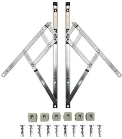 Genius® 20 (500mm) Retrofit UPVC Window Friction Stay Hinges Top Hung/Side Hung (One Pair)