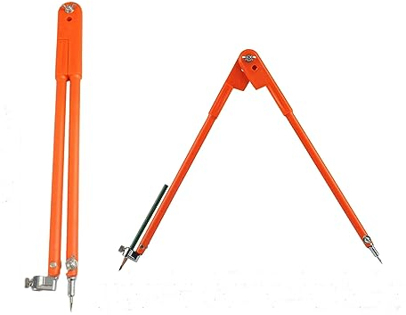Yuehuamech Woodworking Compass Professional Large Compass Drawing Tool Carpenter Precision Pencil Compasses Adjustable Drafting Tools Geometry Compass