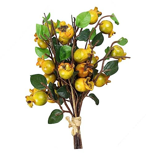 Levemolo Kunstblumen Granatapfelblüten Simulation Zubehör Dekoration Blumenarrangements Einrichtung Pflegefrei