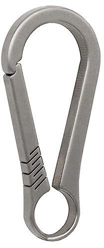 KCFEV Titan Karabiner, minimalistischer Schlüsselanhänger Schlüsselclip EDC Schnellverschluss Haken