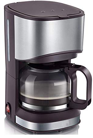 SOVORM Cafetera Máquinas Cafetera Máquinas Oficina Hogar Totalmente automático Tipo de goteo Pequeña máquina para hacer té Cafetera Máquina de café 0.7L-Marrón oscuro (Marrón oscuro) The New