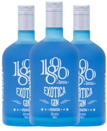 Ginebra Constantina 1890 Exótica Gin 70 cl (Caja de 3 Botellas de 70 cl)