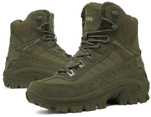 5.AA B2122 Herren militärische Taktische Kampfstiefel Verschleißfeste wasserdichte Wüsten Schuhe Außenbereich Einsatzstiefel Rutschfeste Camping Trekking Wander Stiefel