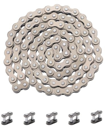 KAMIER #25 Roller Chain 96 Links with 5pcs Master Links Heavy Duty for Razor E300 E325 E300S Kids Electric Scooter PR200 Pocket Rocket Bike 25H Drive Chain Parts