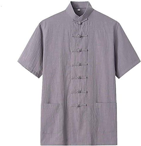 Tai Chi-Kleidung, bedruckt, für Herren, Damen, Jungen, Damen, traditionelle chinesische Kampfkunst, Wing Chun, Boxen, Karate, Leinen, Taekwondo-Kleidung, Geschenk (DM) (D XL)