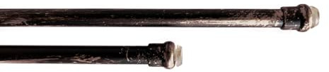 CapitanCasa Bacchette Bastone Per Tende A Pressione Con Molla O Con Ganci Estensibile 70-100 Nero-Rame