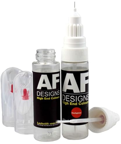 Alex Flittner Designs Lackstift-Set für VW Pure White LC9A | Lackstift Set geeignet für Farbcode: LC9A und Farbname: Pure White