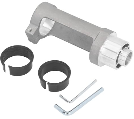 Square Hole Drill Bit Adapter, Woodworking Mortise Square Drill Bit Adapter, Aluminium Portable Drill Press Drill Bit Adapter Mortising Attachment for Construction Installation