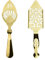 cucharas para vermut, cuchara de absenta de acero inoxidable 304, cuchara de hilo de café multifuncional, filtro para beber de vaso de vidrio para barra de cóctel para barra de cocina (dorado)