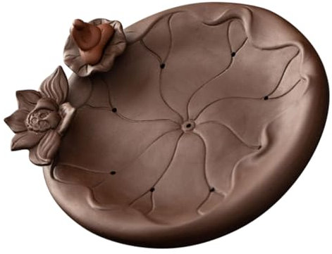 MAGICLULU Plateau à Thé Porcelaine Rouge Plateau pour Théière Assiette à Thé Originale et Pratique