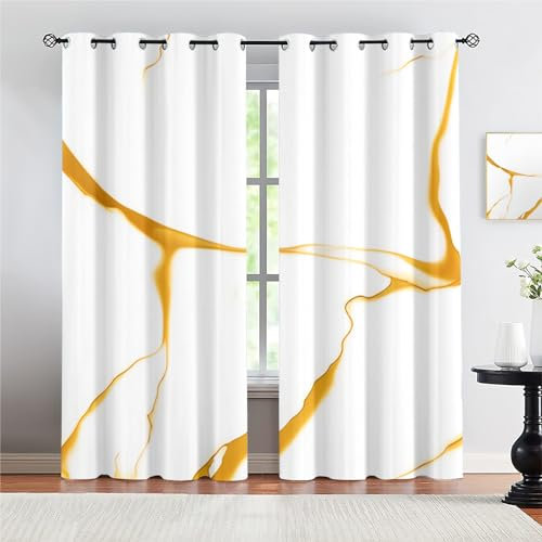 Kinder Gardinen Kinderzimmer Junge Mädchen Blickdicht Weiß Gelb Einfache Wohnkunst 140X160Cm 2Er Set Verdunkelungsvorhang Thermovorhang Hitzeschutz Vorhänge Wohnzimmer Schlafzimmer Vorhänge Mit Öse