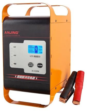 LadegeräT Autobatterie Schnellladung 600W 400W SUV LKW Autobatterieladegerät Universal 12V 24V Großes Autobatterieladegerät 50A / 30A Aufladen for Batteies Autobatterie LadegeräTe(600W Max Power)