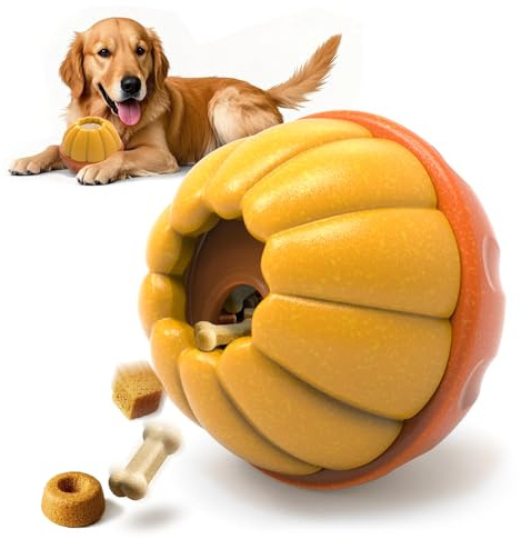 DOUDING Giocattolo erogatore per tenere occupati i cani, giocattolo per cani congelati, giocattoli interattivi a alimentazione lenta, palla da masticare per cani aggressivi per cani di piccola e media