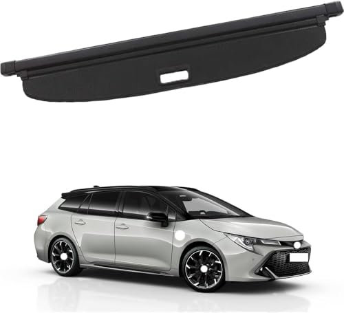 DuanRQ Auto Laderaumabdeckung, für Toyota Corolla Touring 2021+ Ausziehbar Kofferraumabdeckung Rollo Einziehbare Kofferraum Schutz Abdeckrollo Cargo Cover