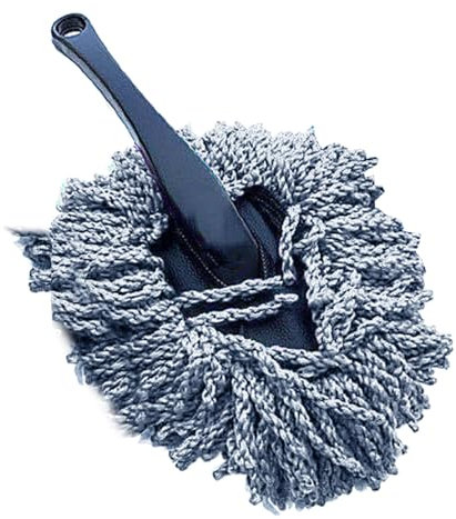 Plumero Para Interior Del Coche - Paño De Microfibra Para Salpicadero Del Automóvil | Mango Ergonómico, Herramienta Multiusos para Limpieza de Salpicadero, Carrocería, Ventilaciones y Llantas