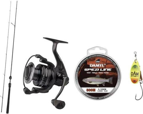Barsch-Forellen-Spinnset Ready to Fish Angelcombo Angelset Barschanglen Forellenangeln
