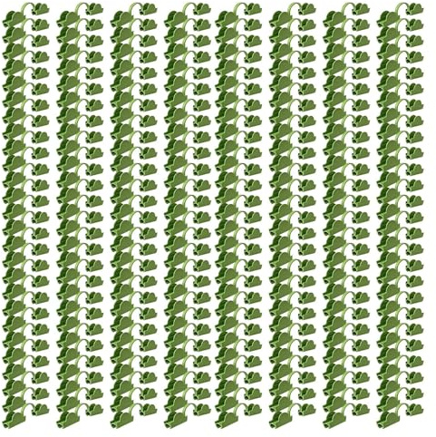 Sujetadores para Invernadero | 200 Piezas Pinzas para de Plantas - Hebillas de Presión para Film de Invernadero | Instalación para Sustitución de y Mallas de