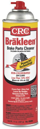 CRC 05050 Brakleen Non-Chlorinated Brake Parts Cleaner, 14 Wt Oz 12/EA