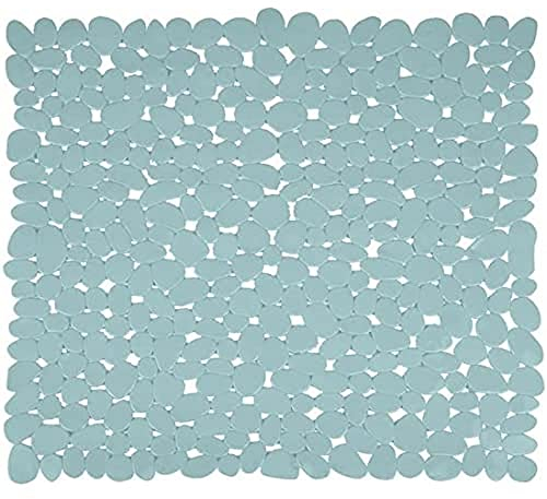 MSV 140886 Duschmatte Badematte Duscheinlage antibakteriell rutschfest mit Saugnäpfen - Grau - ca. 53 x 53 cm