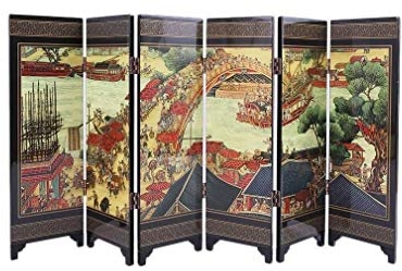 lachineuse - PARAVENT Miniatura China Antigua