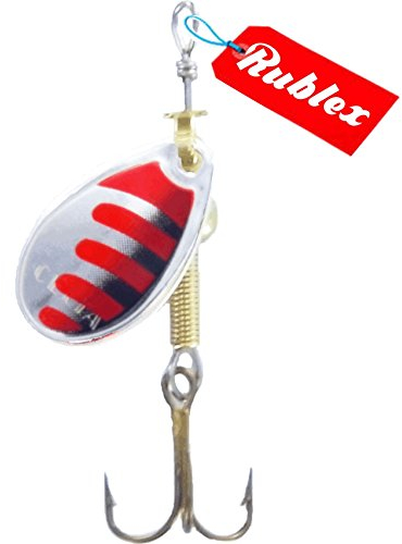 RUBLEX - 5 Cucharillas de Pesca Celta-0 ARN 1,50 GMS.