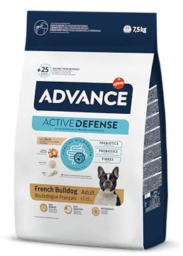Advance French Bulldog Cibo per Cani, Anatra - 7.5 kg