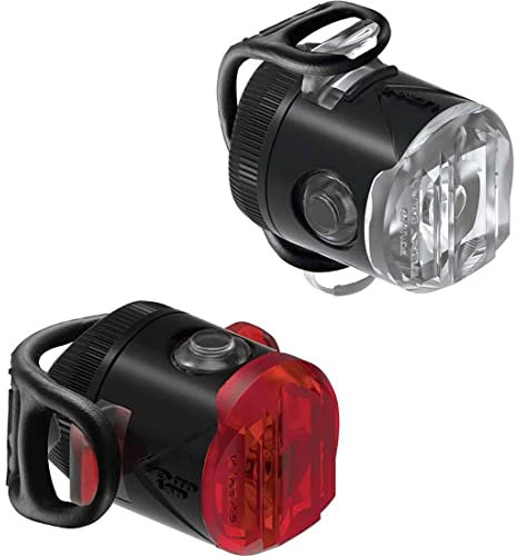 Lezyne Femto Pair USB Rechargeable LED Bike Light Unisex Adult, Black, Size: One Size (Manufacturer's Size: One Size)