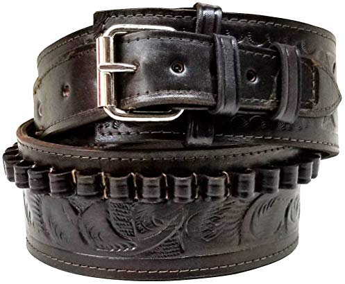 Modestone 38/357 Cal Western High Ride/Rise Leather Pistolengürtel *NO Holsters* 34